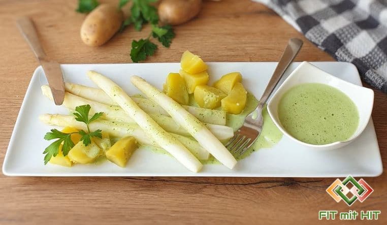 Spargel mit Petersilien-Zitronensauce und Kartoffeln | Thermomix® Rezept